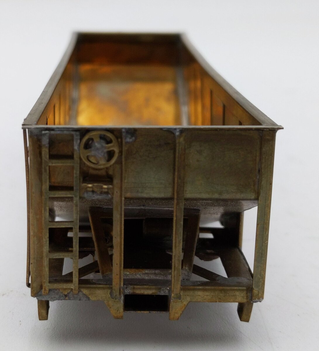 Generic Brass HO Gauge 2- Bay Hopper EX