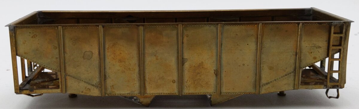 Generic Brass HO Gauge 2- Bay Hopper EX