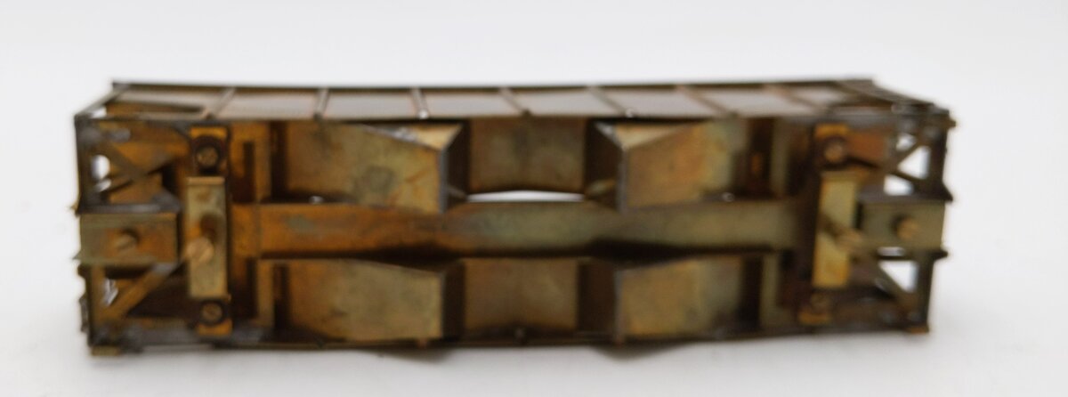 Generic Brass HO Gauge 2- Bay Hopper EX