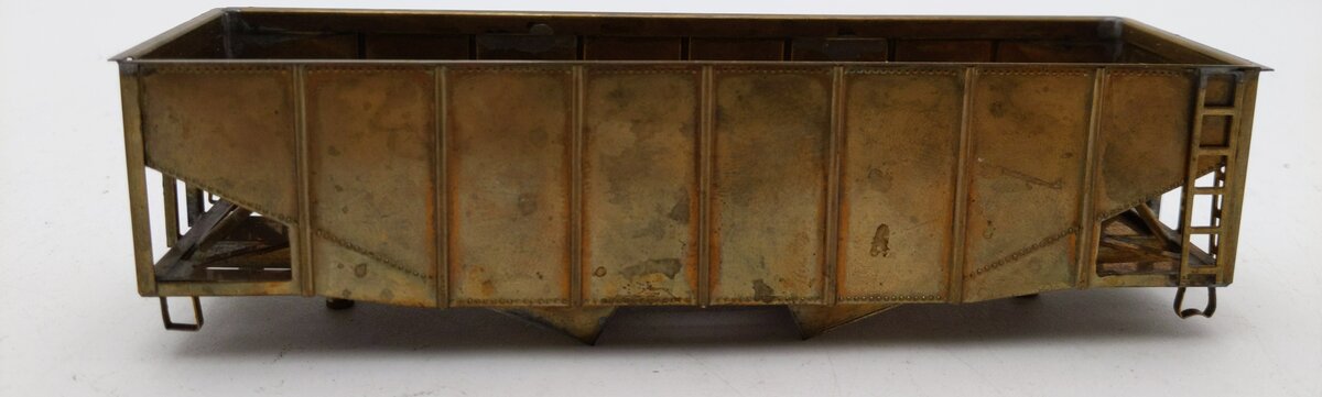 Generic Brass HO Gauge 2- Bay Hopper EX