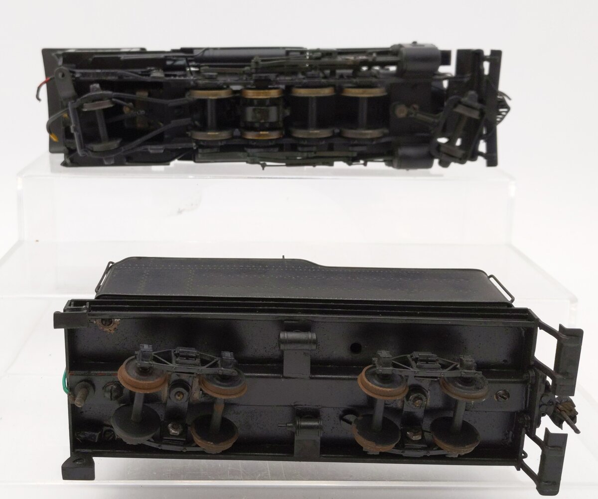 Generic S Scale 2-8-2 Steam Locomotive & Tender - Custom Painted
