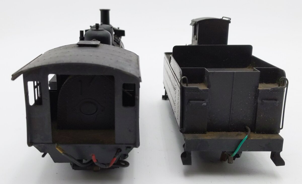 Generic S Scale 2-8-2 Steam Locomotive & Tender - Custom Painted