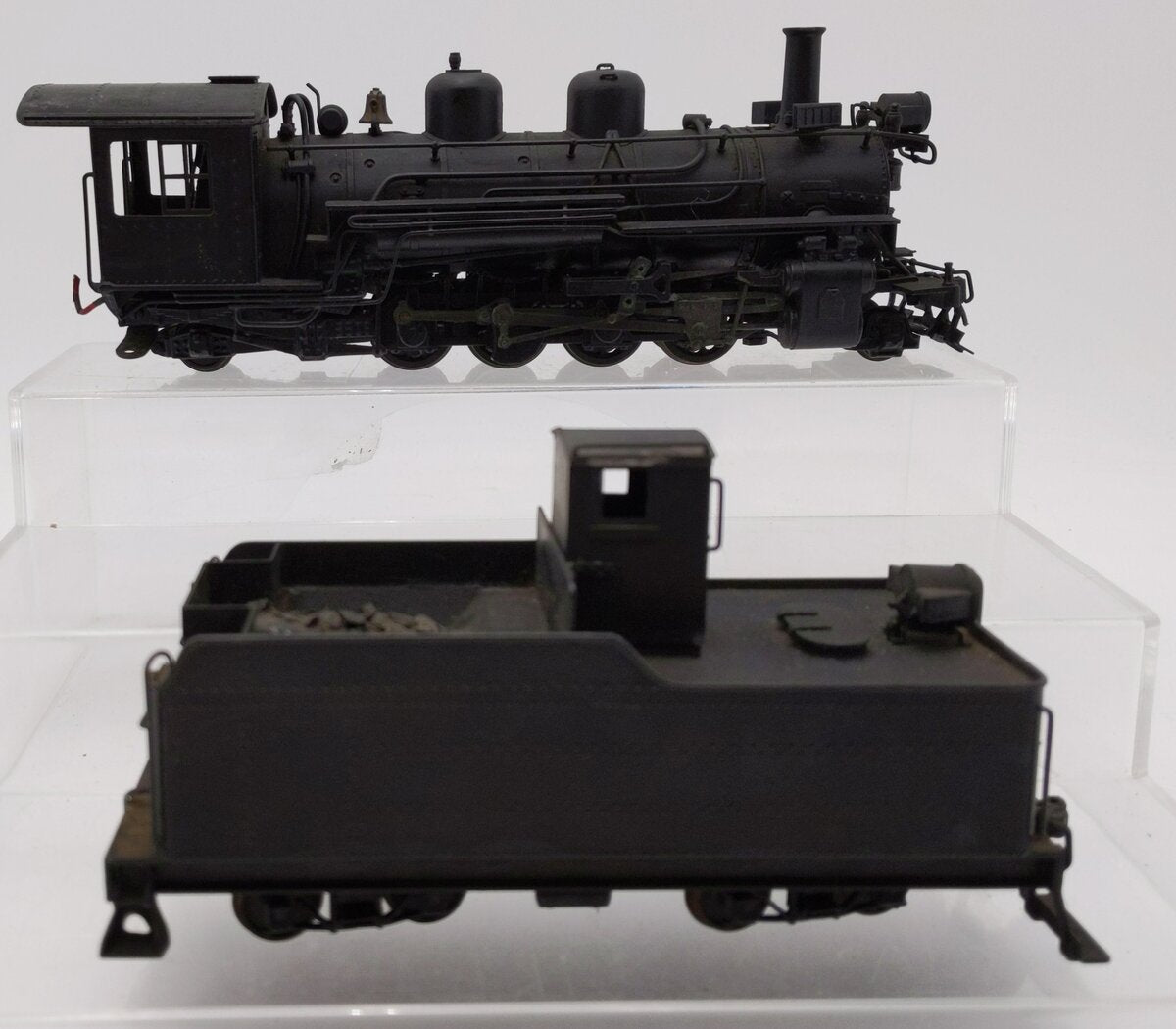 Generic S Scale 2-8-2 Steam Locomotive & Tender - Custom Painted