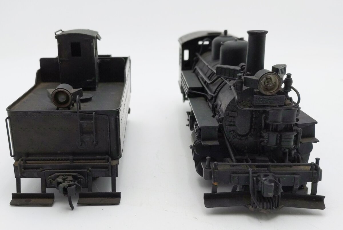 Generic S Scale 2-8-2 Steam Locomotive & Tender - Custom Painted