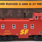 MTH 30-77053 O Santa Fe Offset Steel Caboose Car #999528 LN/Box
