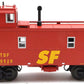 MTH 30-77053 O Santa Fe Offset Steel Caboose Car #999528 LN/Box