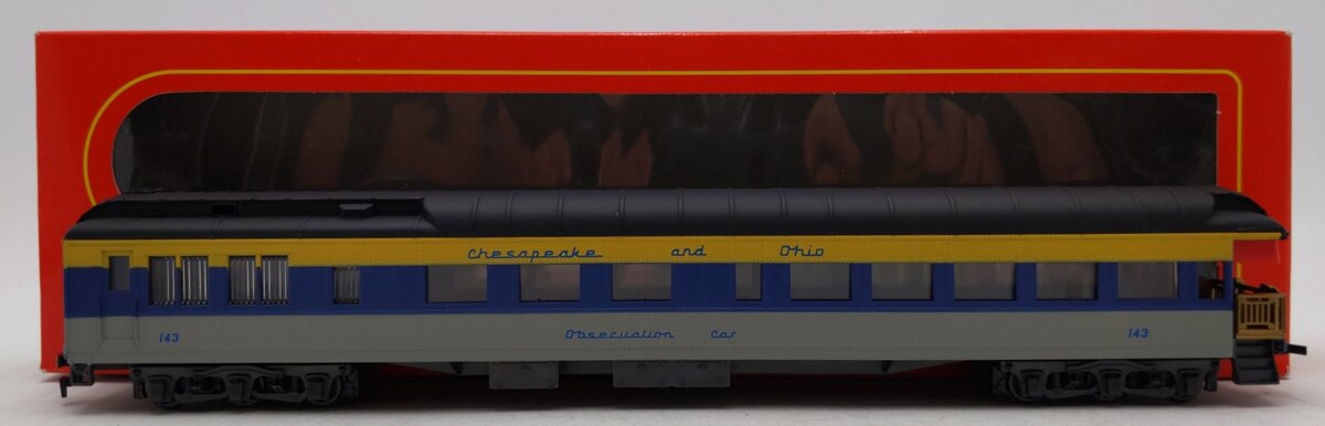 IHC 2830-1 HO Scale Chesapeake & Ohio Heavyweight Passenger Observation #143 EX/Box