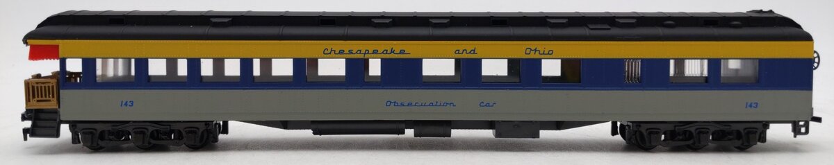 IHC 2830-1 HO Scale Chesapeake & Ohio Heavyweight Passenger Observation #143 EX/Box