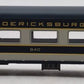 IHC 6586 HO Scale Richmond Fredericksburg & Potomac Smooth Side Coach Car #840 LN/Box