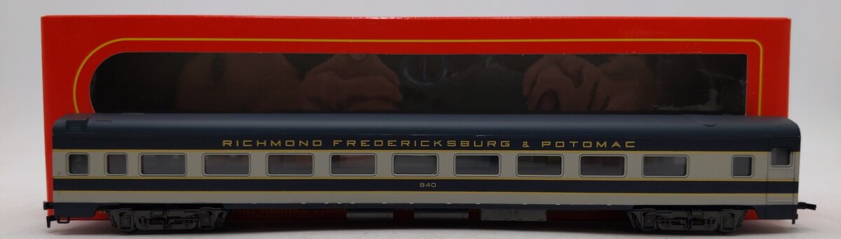 IHC 6586 HO Scale Richmond Fredericksburg & Potomac Smooth Side Coach Car #840 LN/Box