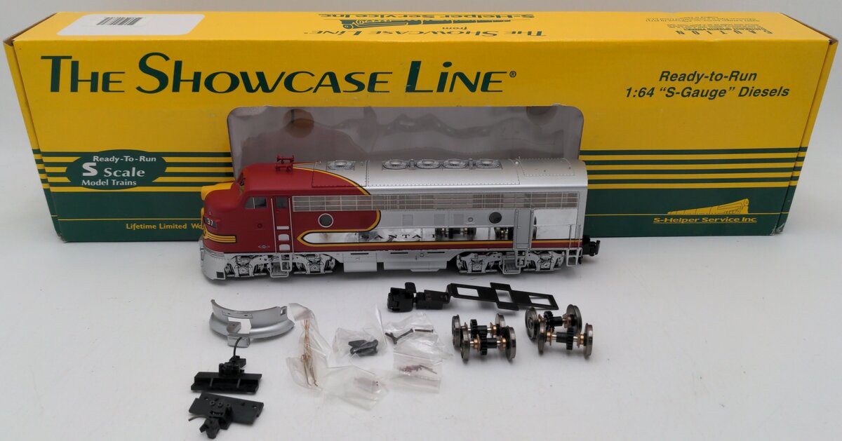 S-Helper #00870 S Scale AT&SF (pass) #1 DC N/S F-7A EX/Box