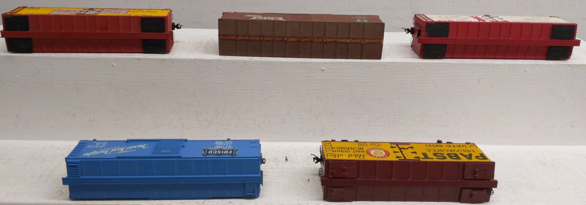 Assorted S Gauge Freight cars [5] #17433 #91021 #3069 #1003 #230589 EX