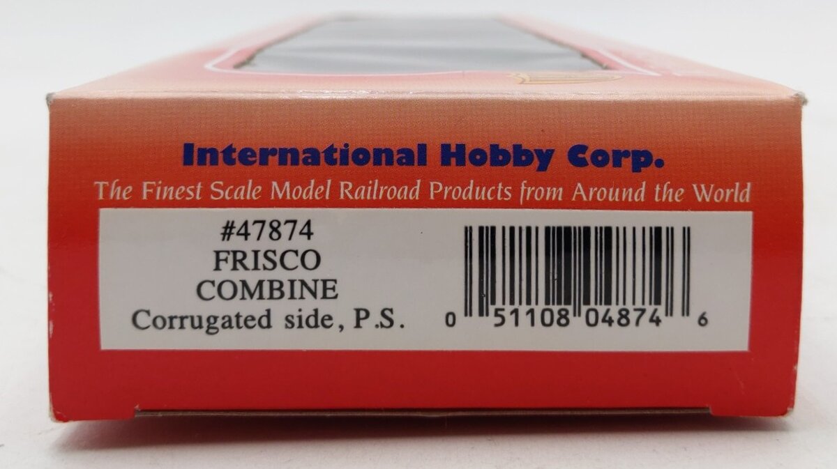 IHC 47874 HO Scale Frisco "MEMPHIS" Corrugated Side Combine Car LN/Box