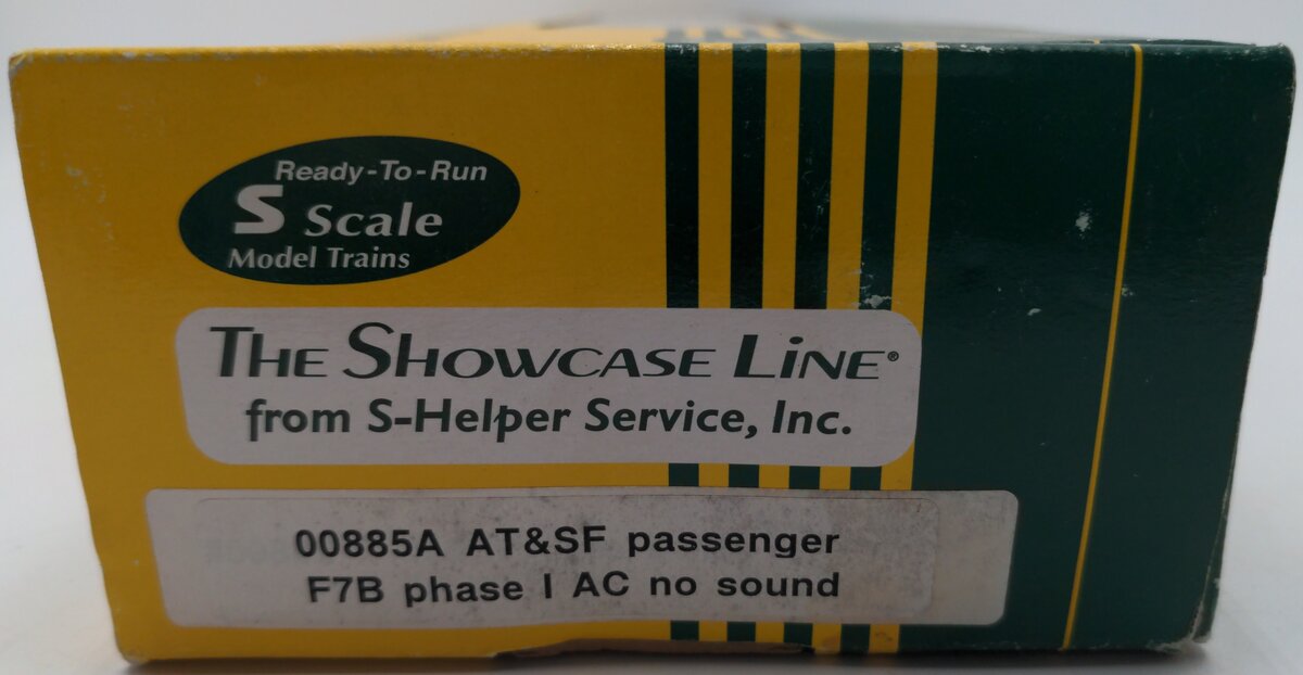 S-Helper #00885A S Scale AT&SF Passenger F7B Phase 1 AC No Sound EX/Box