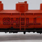 O Scale 2 Rail BRASS Shell Oil Tank Freight Car #1105