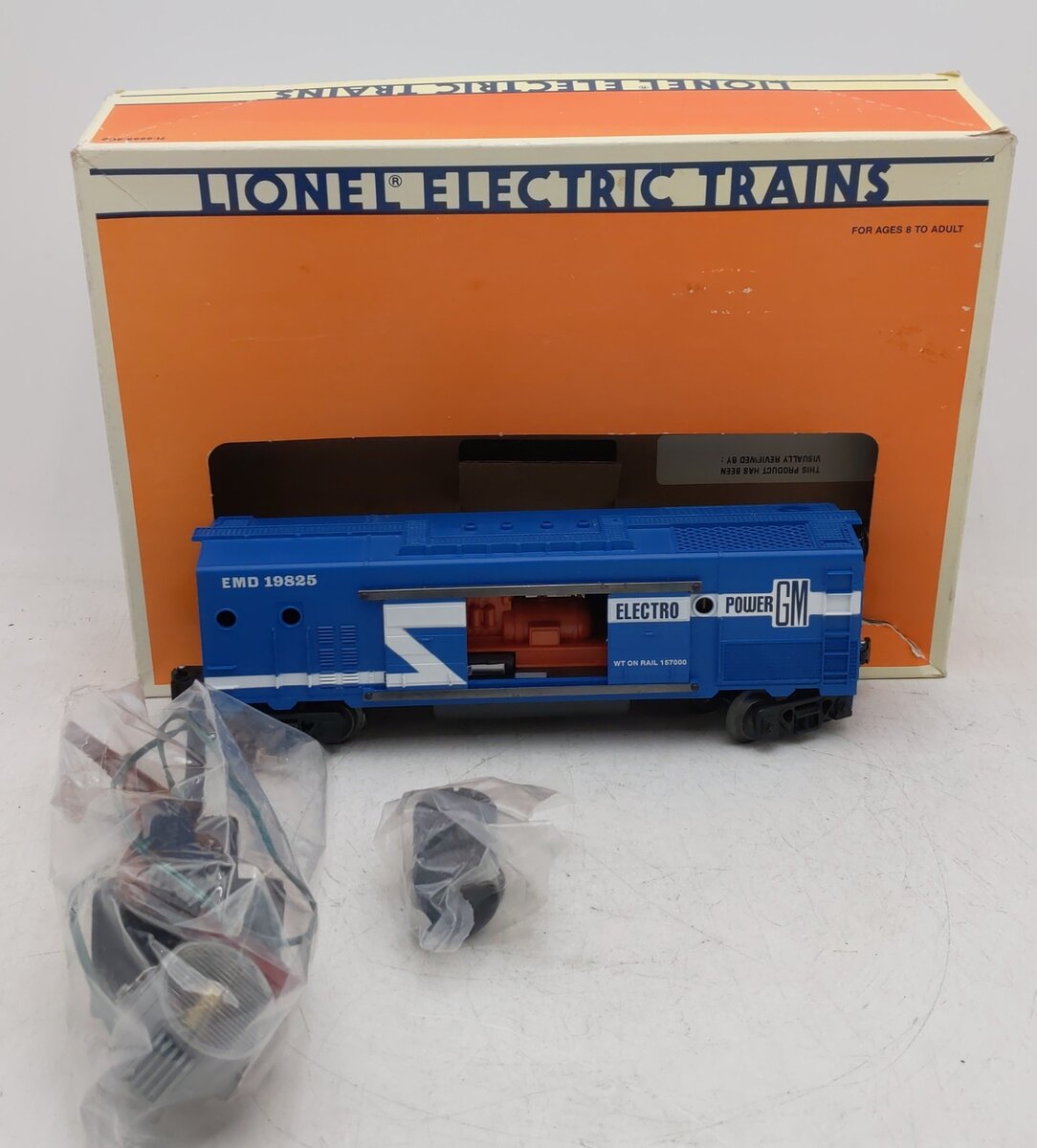 Lionel 6-19825 O Gauge EMD Electric Power Generator Car #19825 EX/Box