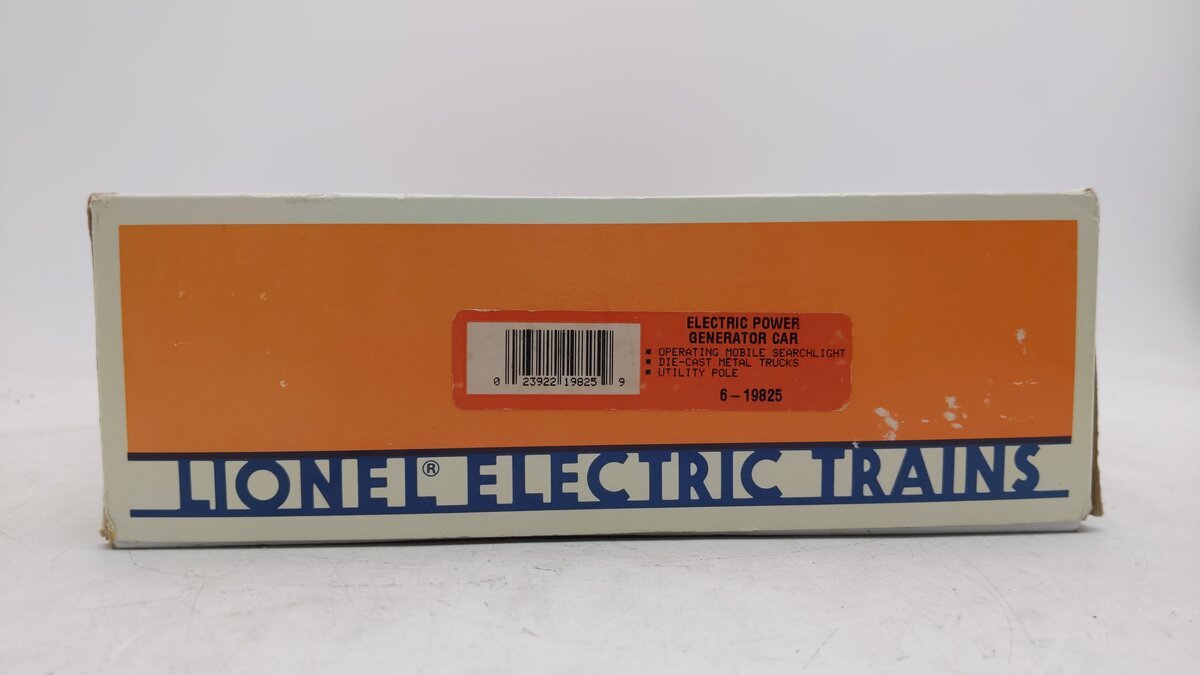 Lionel 6-19825 O Gauge EMD Electric Power Generator Car #19825 EX/Box