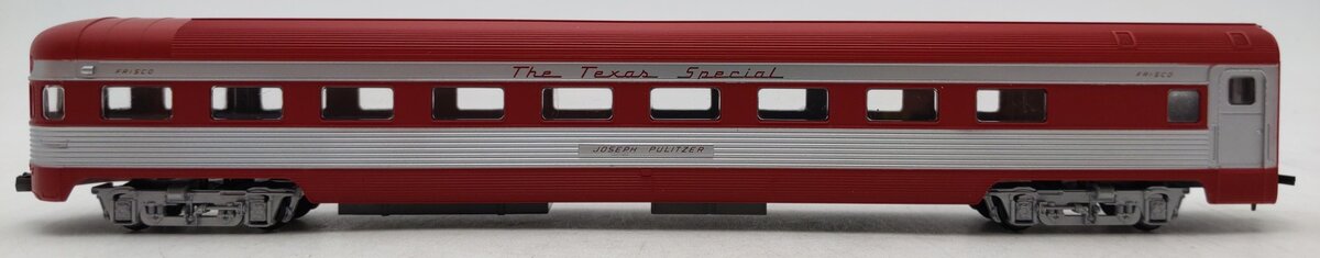 IHC 6813 HO Frisco "Texas Special" Corrugated Side Observation "Joseph Pulitzer" LN/Box