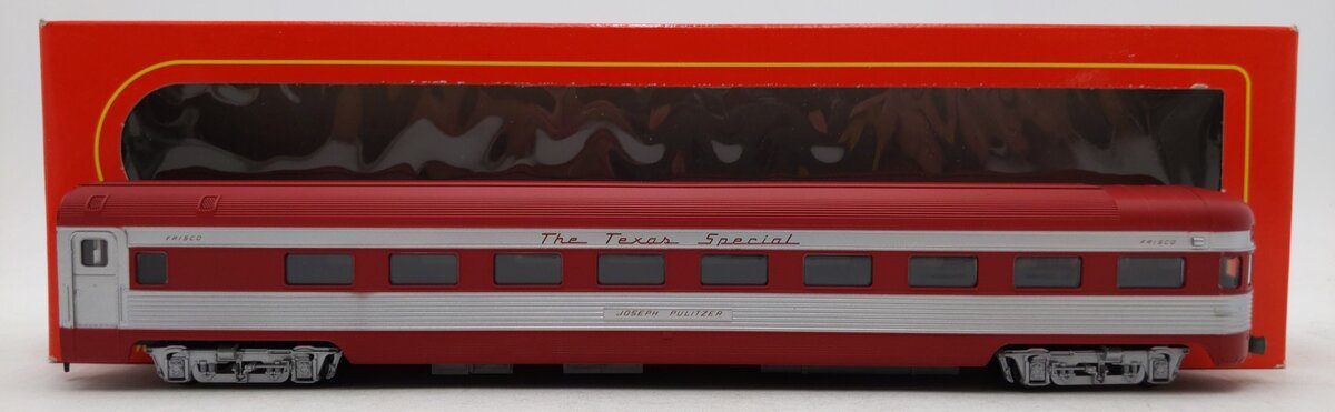 IHC 6813 HO Frisco "Texas Special" Corrugated Side Observation "Joseph Pulitzer" LN/Box