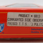 IHC 6813 HO Frisco "Texas Special" Corrugated Side Observation "Joseph Pulitzer" LN/Box
