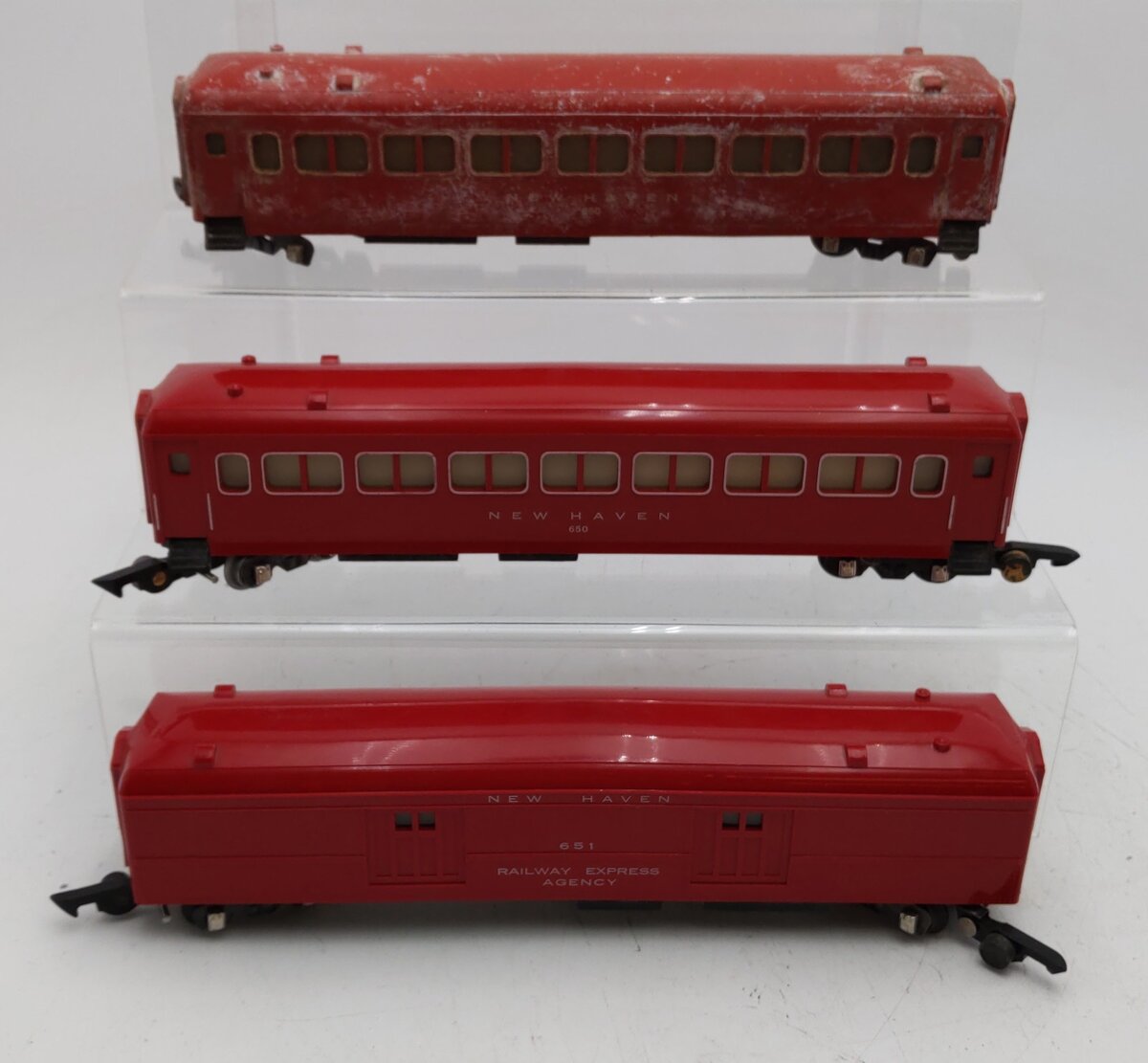 American Flyer Vintage S Pullman Passenger Cars #650 #651