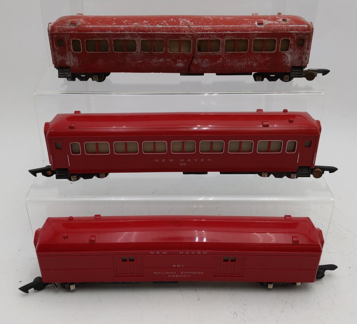 American Flyer Vintage S Pullman Passenger Cars #650 #651