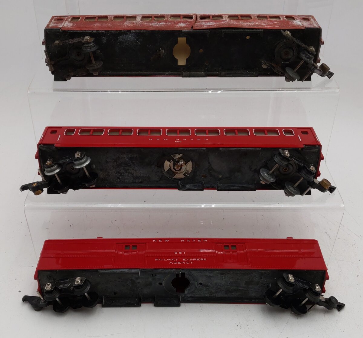 American Flyer Vintage S Pullman Passenger Cars #650 #651
