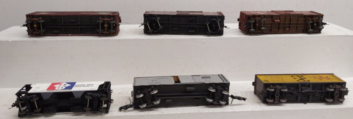 Assorted  S Gauge Freight Cars [6] #442087 #68874 #154 #4587 #7554 EX