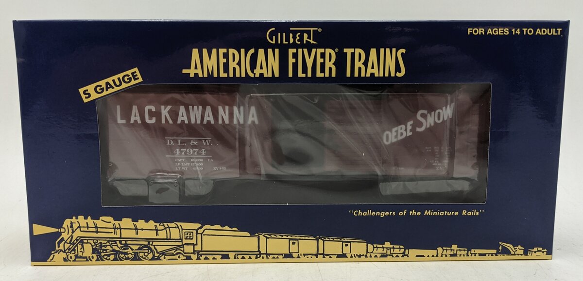 American Flyer 6-44075 S Delaware, Lackawanna and Western Boxcar #47974 NIB