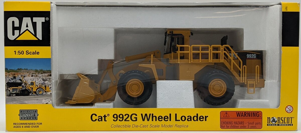 Norscot 55115 1:50 Caterpillar 992G Wheel Loader Die Cast Metal Collectible MT/Box