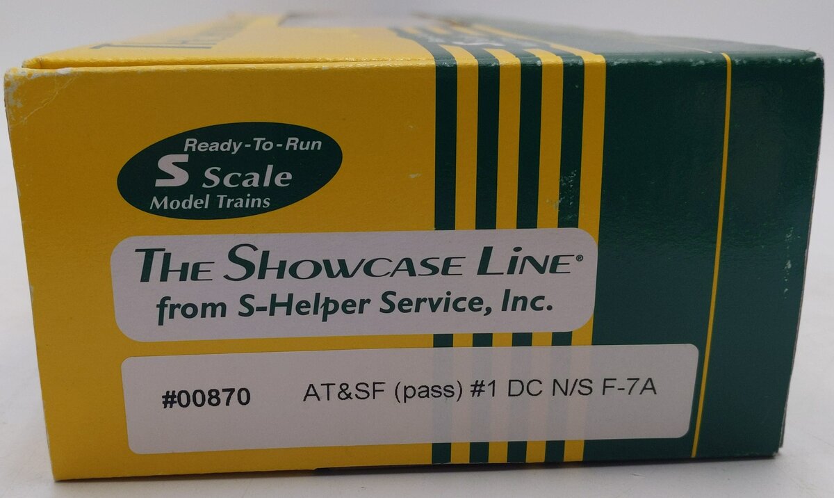 S-Helper #00870 S Scale AT&SF (pass) #1 DC N/S F-7A EX/Box