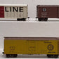 American Models S Gauge Freight Cars [5] #146285 #57028 #61074 #19118 #178372 EX