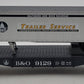 MTH 30-76143 O Baltimore & Ohio Flatcar with Trailer EX