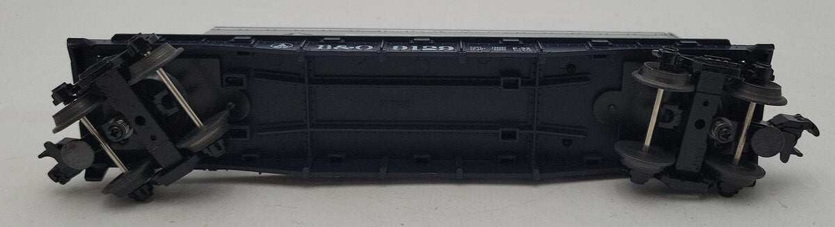 MTH 30-76143 O Baltimore & Ohio Flatcar with Trailer EX