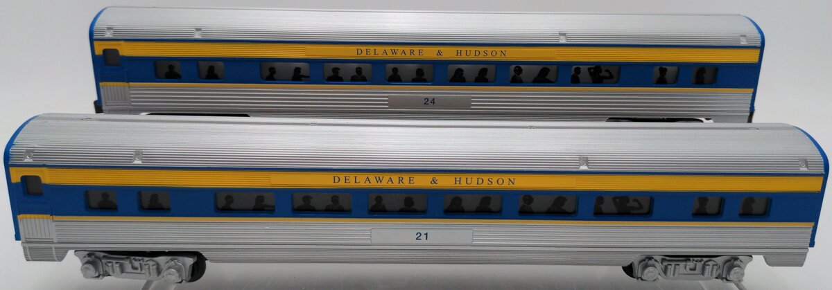 American Flyer 6-47900 S Delaware & Hudson Fluted-Side Coach #21/#24 (Set of 2) EX/Box