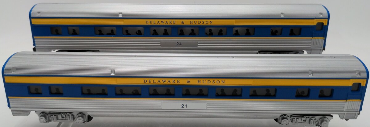 American Flyer 6-47900 S Delaware & Hudson Fluted-Side Coach #21/#24 (Set of 2) EX/Box