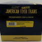 American Flyer 6-47900 S Delaware & Hudson Fluted-Side Coach #21/#24 (Set of 2) EX/Box