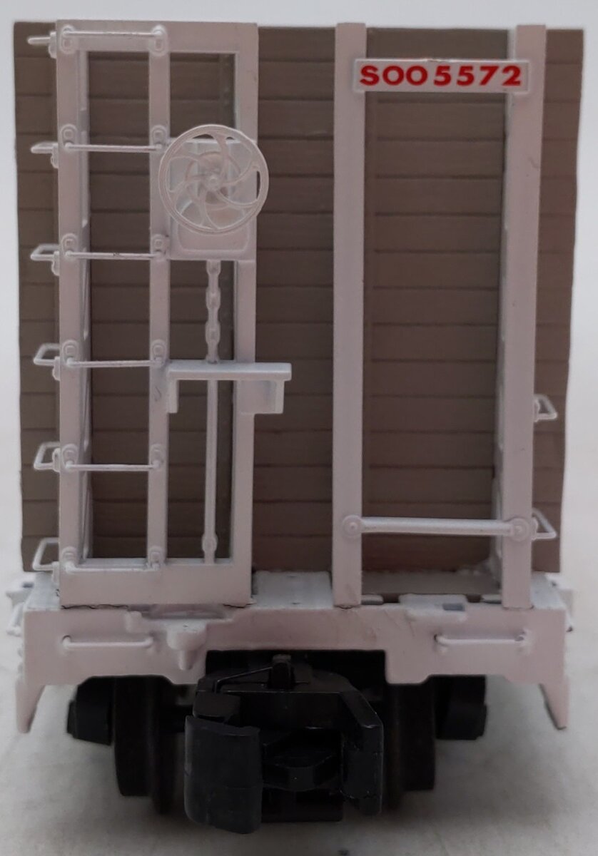 S-Helper 00335 S Gauge SOO Line Bulkhead Flatcar w/ Gold Bond Load #5572 EX/Box