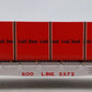 S-Helper 00335 S Gauge SOO Line Bulkhead Flatcar w/ Gold Bond Load #5572 EX/Box