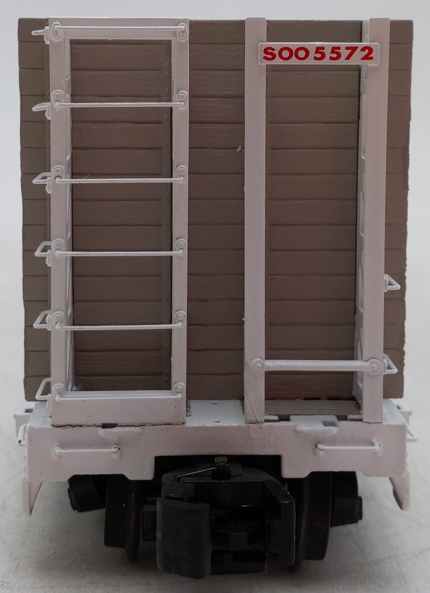 S-Helper 00335 S Gauge SOO Line Bulkhead Flatcar w/ Gold Bond Load #5572 EX/Box