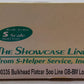 S-Helper 00335 S Gauge SOO Line Bulkhead Flatcar w/ Gold Bond Load #5572 EX/Box