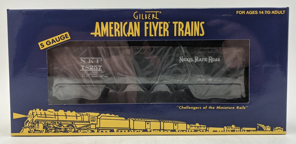 American Flyer 6-44053 S Nickel Plate Road American Flyer 3-Bay Hopper #78257