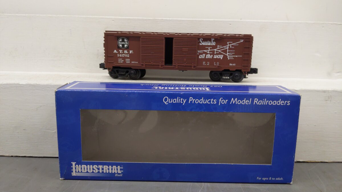 Industrial Rail IDMU1105 Santa Fe Double Door Boxcar EX/Box