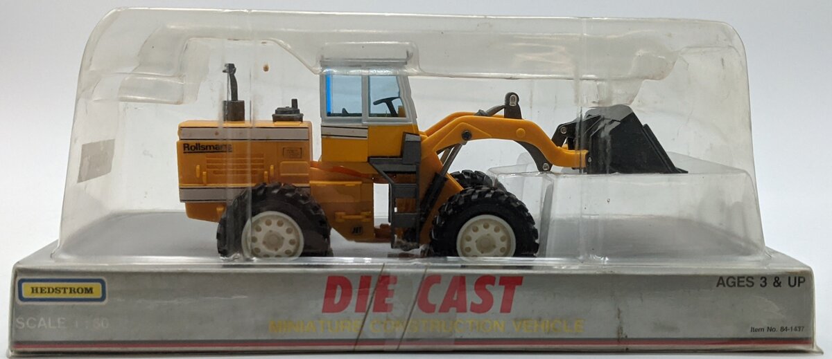 Hedstrom 84-1437 1:60 Miniature Construction Wheel Loader MT/Box