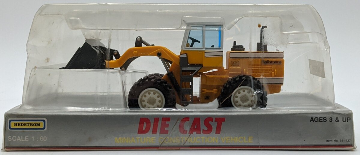 Hedstrom 84-1437 1:60 Miniature Construction Wheel Loader MT/Box