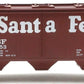 MTH 33-7504 O Gauge Santa Fe 3-Bay Covered Hopper #314953 LN/Box