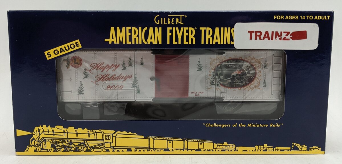 American Flyer 6-48376 S Gauge Christmas American Flyer Holiday 2009 Boxcar NIB