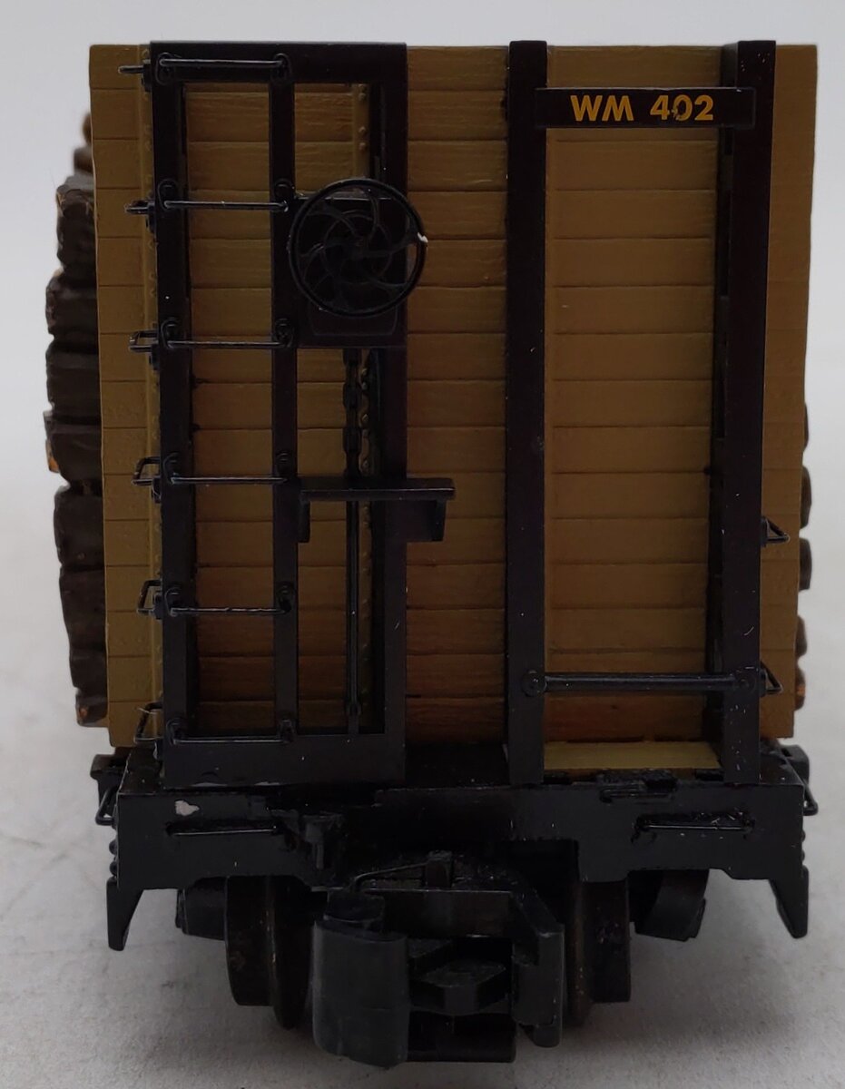 S-Helper 00338 "S" Scale WM/CSS Bulkhead Flatcar W/ Wood Load LN/Box