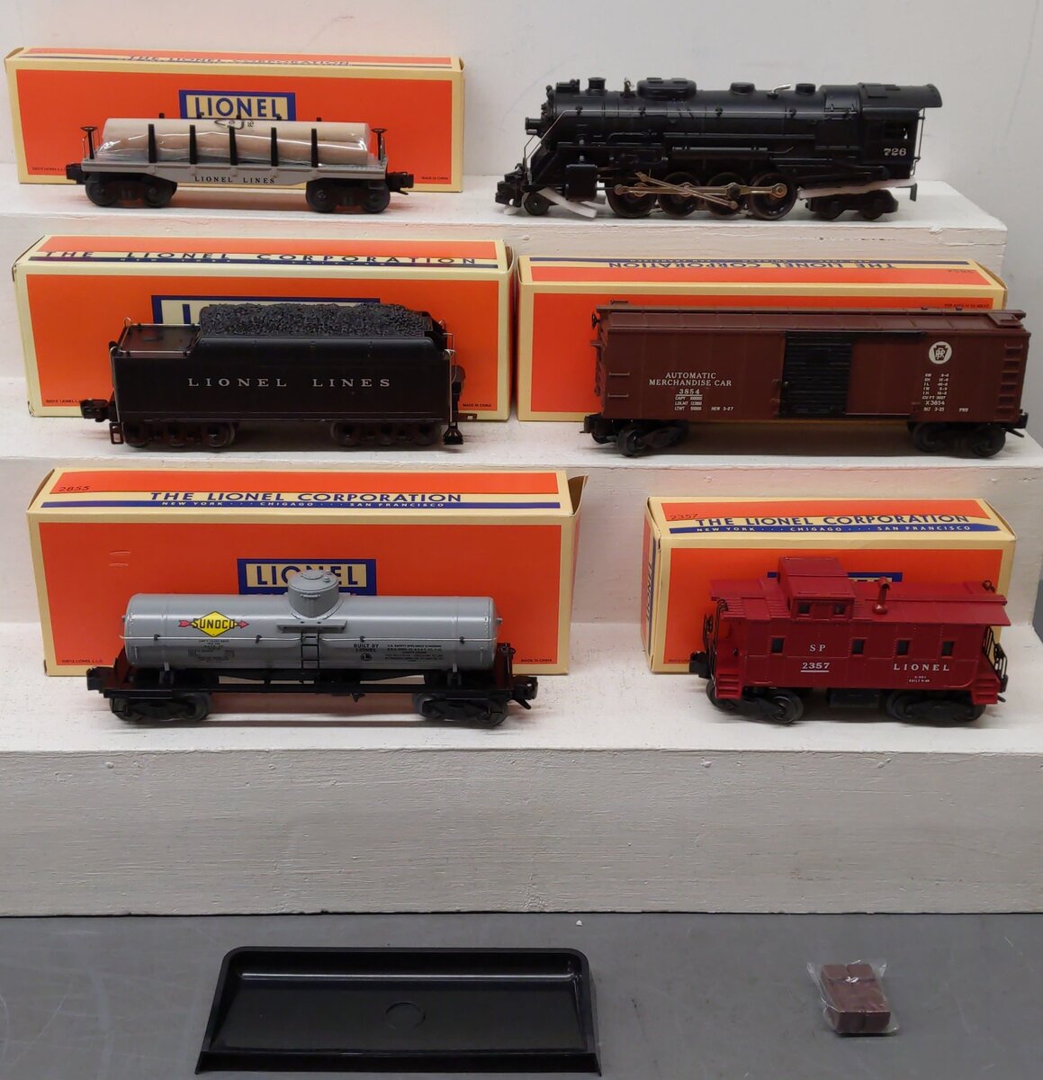 Lionel 6-38338 O Gauge PWC Berkshire Steam Freight Train Set #2129WS EX/Box
