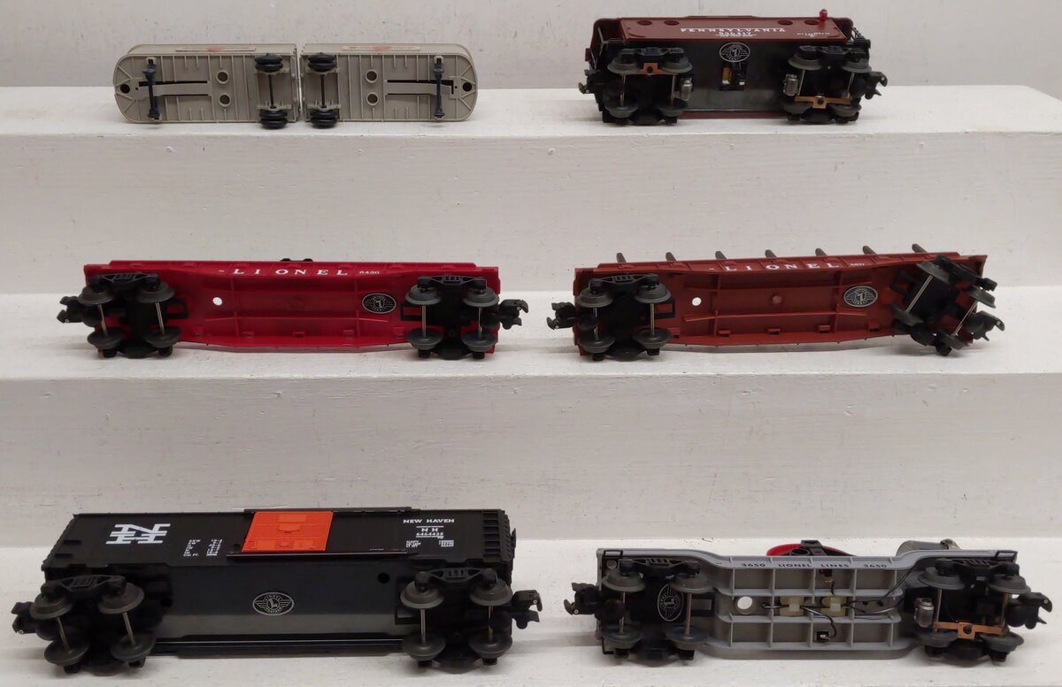 Lionel 6-21763 O Gauge New Haven PWC Freight Car Set EX/Box
